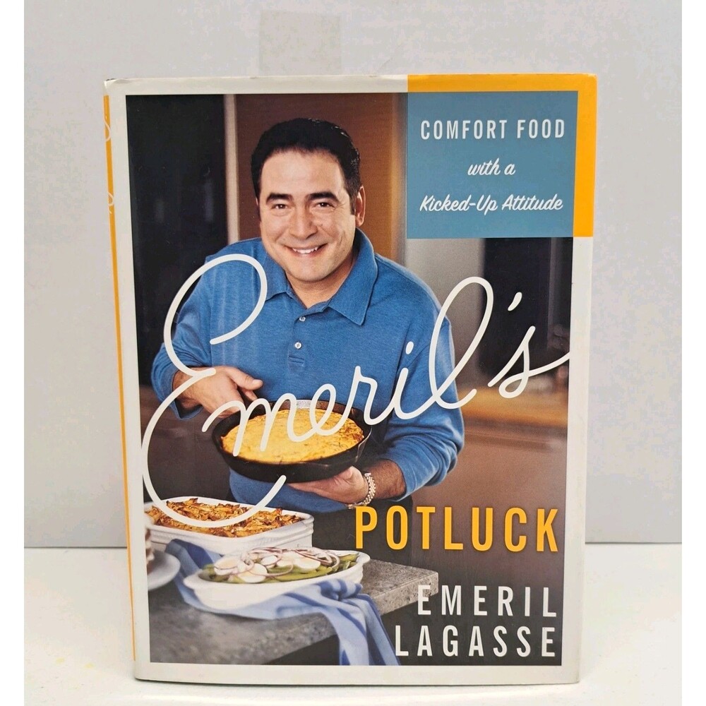 Emeril’s Potluck by Emeril Lagasse Comfort Food Hardcover First Edition